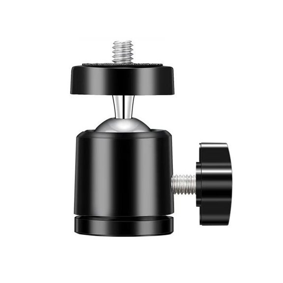 360 Degree Rotatable Metal Tripod Round Head For Versatility Photography And Video Recording Needs Video Equipment