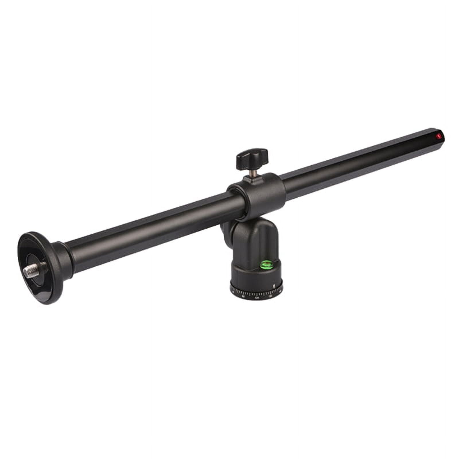 360 Degree Rotatable Multi-Angle Aluminum Alloy Camera Tripod Center Column Extension Boom Arm with Locking System