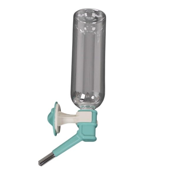 360 Degree Rotatable Pet Water Bottle Leakproof Water Feeder Spout for Small Dog Cats Cage Kennel Use