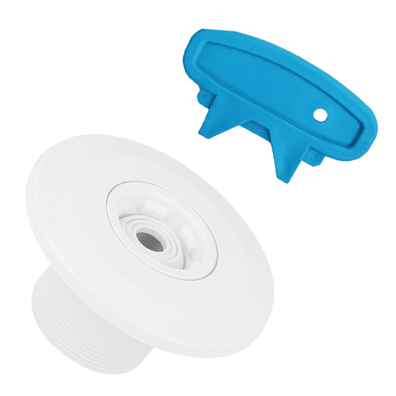 360 Degree Rotatable Swimming Pool SPA Jet Massage Nozzle Pool Wall Return Fitting 2in,with Removal Tool,1 * spray nozzle 1 * Removal tool