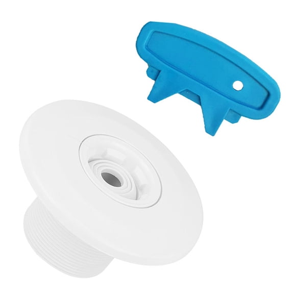 360 Degree Rotatable Swimming Pool SPA Jet Massage Nozzle Pool Wall Return Fitting 2in,with Removal Tool