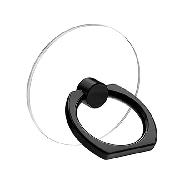 360-Degree Rotatable and 180-Degree Foldable Acrylic and Zinc Alloy Cell Phone Ring Holder Stand in Multiple Colors