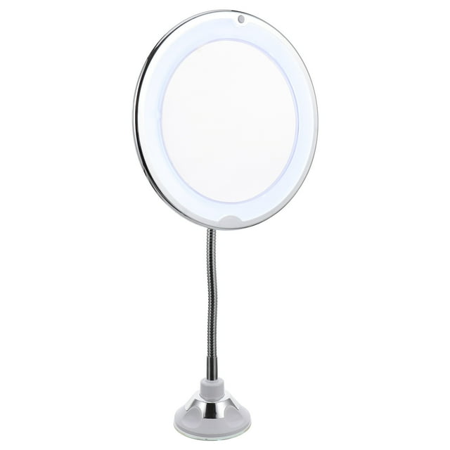 360 Degree Rotating 10X Magnifying Makeup Mirror with Suction Cup and