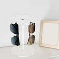 thumbnail image 1 of 360 Degree Rotating Acrylic Eyeglass Holder Stand for Sunglasses Reading Glasses - Sturdy Stable Storage Organizer with Silent Bearing, Easy to Install, Perfect Gift for Home Office Vanity, 1 of 7