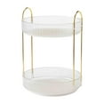 thumbnail image 1 of 360-Degree Rotating Acrylic Storage Box with Adjustable Shelves for Cosmetics and Kitchen Supplies, 1 of 2