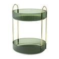 thumbnail image 1 of 360-Degree Rotating Acrylic Storage Box with Adjustable Shelves for Cosmetics and Kitchen Supplies, 1 of 2
