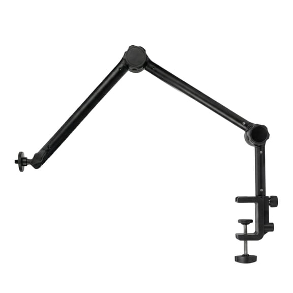360 Degree Rotating Camera Microphone Boom Arm With 1 / 4 Inch Screw Desktop Clamp Adjustable For Streaming