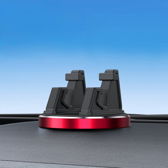 360 Degree Rotating Car Phone Mount, Metal Dashboard Holder, Strong Suction Cup Base, Shockproof Navigation Bracket, Universal Smartphone Cradle for Vehicle Driving and Daily Travel Use