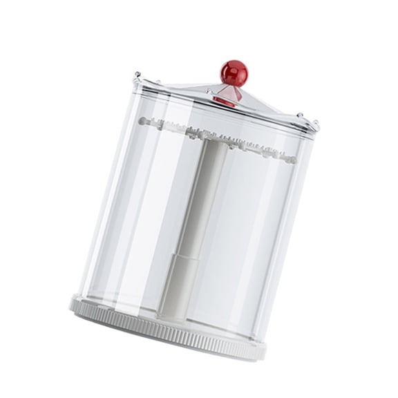 360 Degree Rotating Collectible Showcase Multi Layer Storage Rack For Keychains Clear Dustproof Shield ABS PET