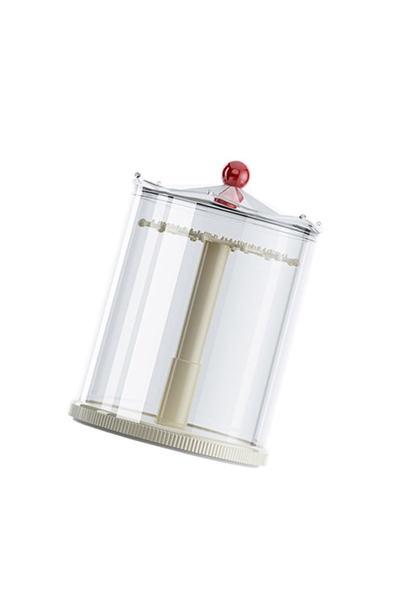 360 Degree Rotating Collectible Showcase Multi Layer Storage Rack For Keychains Clear Dustproof Shield ABS PET