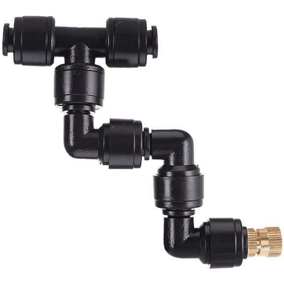 360 Degree Rotating Copper Nozzle Fine Mist Sprayer for Rainforest Terrarium