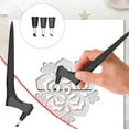 thumbnail image 1 of 360-Degree Rotating Craft Cutter Pen,Stainless Steel Craft Cutting Tool with 15/30/45 Degree Blades for Stencils and Scrapbooks,DIY Craft Tools,Craft Cutter,Black,1 Set, 1 of 5