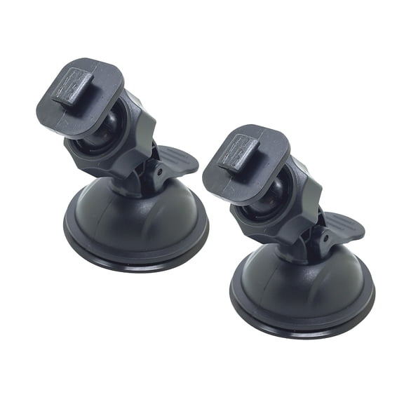 360 Degree Rotating Dash Cam Suction Cup Mount, T-Shaped Interface Windshield Bracket, Universal Heavy Duty Holder for Driving Recorders, 2 Pack