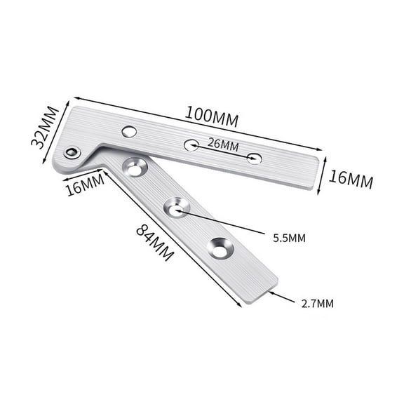 360 Degree Rotating Door Hinge Stainless Steel Brushed Finish - Heavy Duty Quiet Mute Smooth Motion for Double French Doors, Cabinets, Tool Boxes, Windows & Home Doors, Wear Resistant