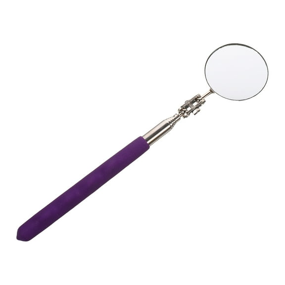 CIMAXIC Telescopic Mirror Tool Inspection Mirror Purple Glass 1Set for Professionals