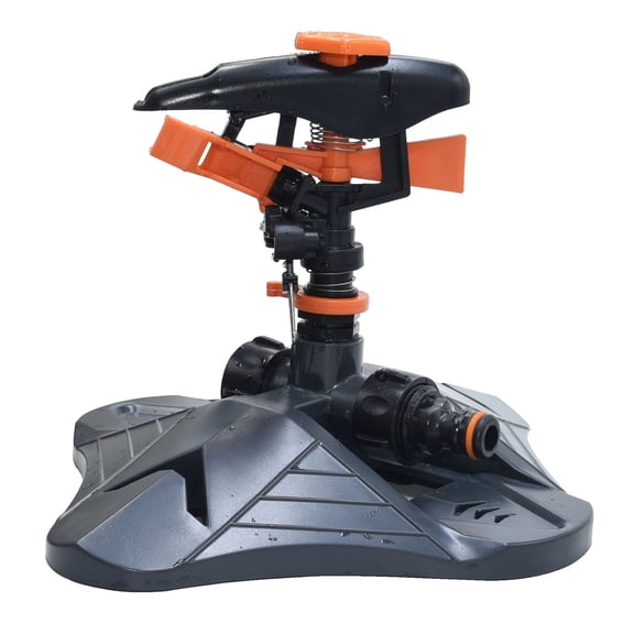 360 Degree Rotating Garden Sprinkler | Automatic Lawn Water Sprinkler System | Adjustable Spray Pattern for Yard & Grass Irrigation | 6-8 Meter Coverage