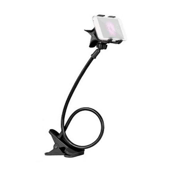 360 Degree Rotating Gooseneck Bed Phone Holder with Flexible Arms for Hands-Free Usage on Bed or Table, Made of Aluminum Magnesium Alloy