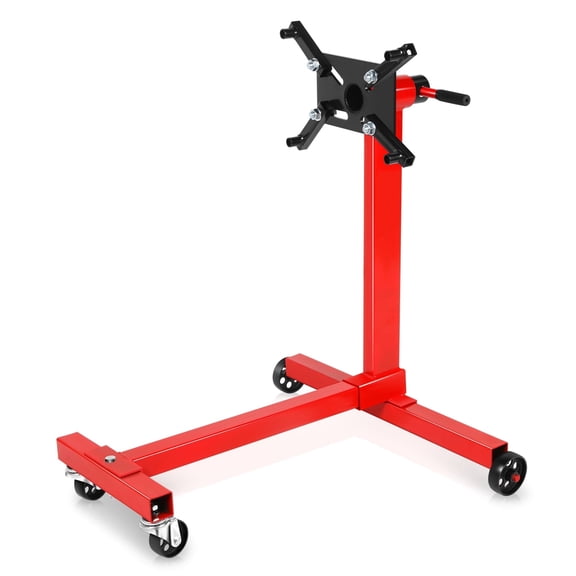Engine Motor Stand, 360 Degree Rotating, 1000Lb Capacity, 4 Casters, 4 Adjustable Arms