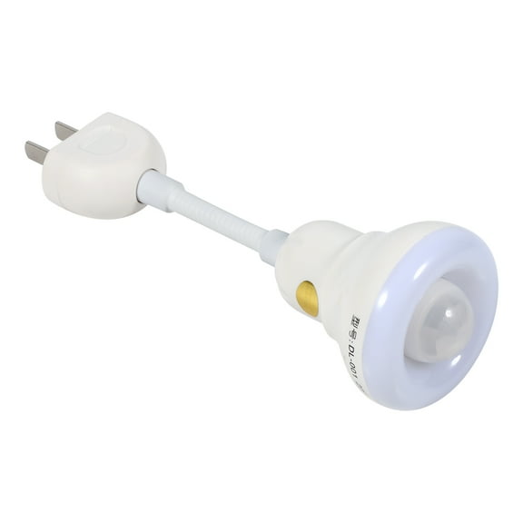 360 Degree Rotating IR Motion Sensor Led Night Light With Plug Wall Lamp (Plug Design) Sarapandan