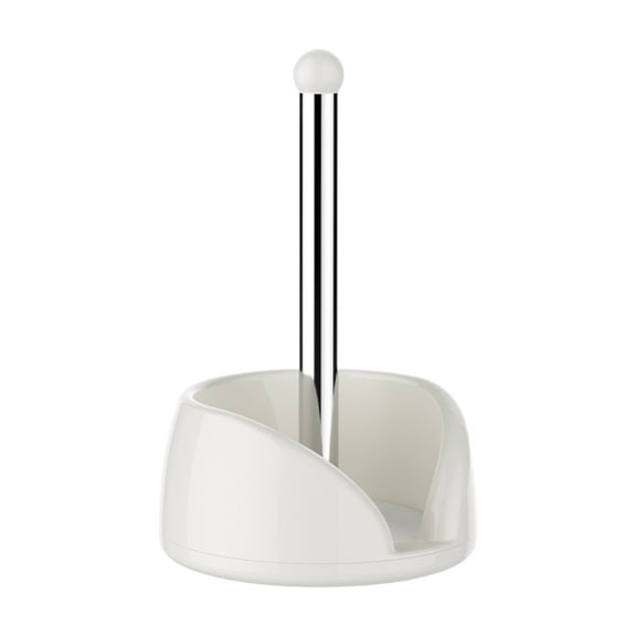 360 Degree Rotating Kitchen Paper Towel Holder Plastic Tissue Roll Organizer