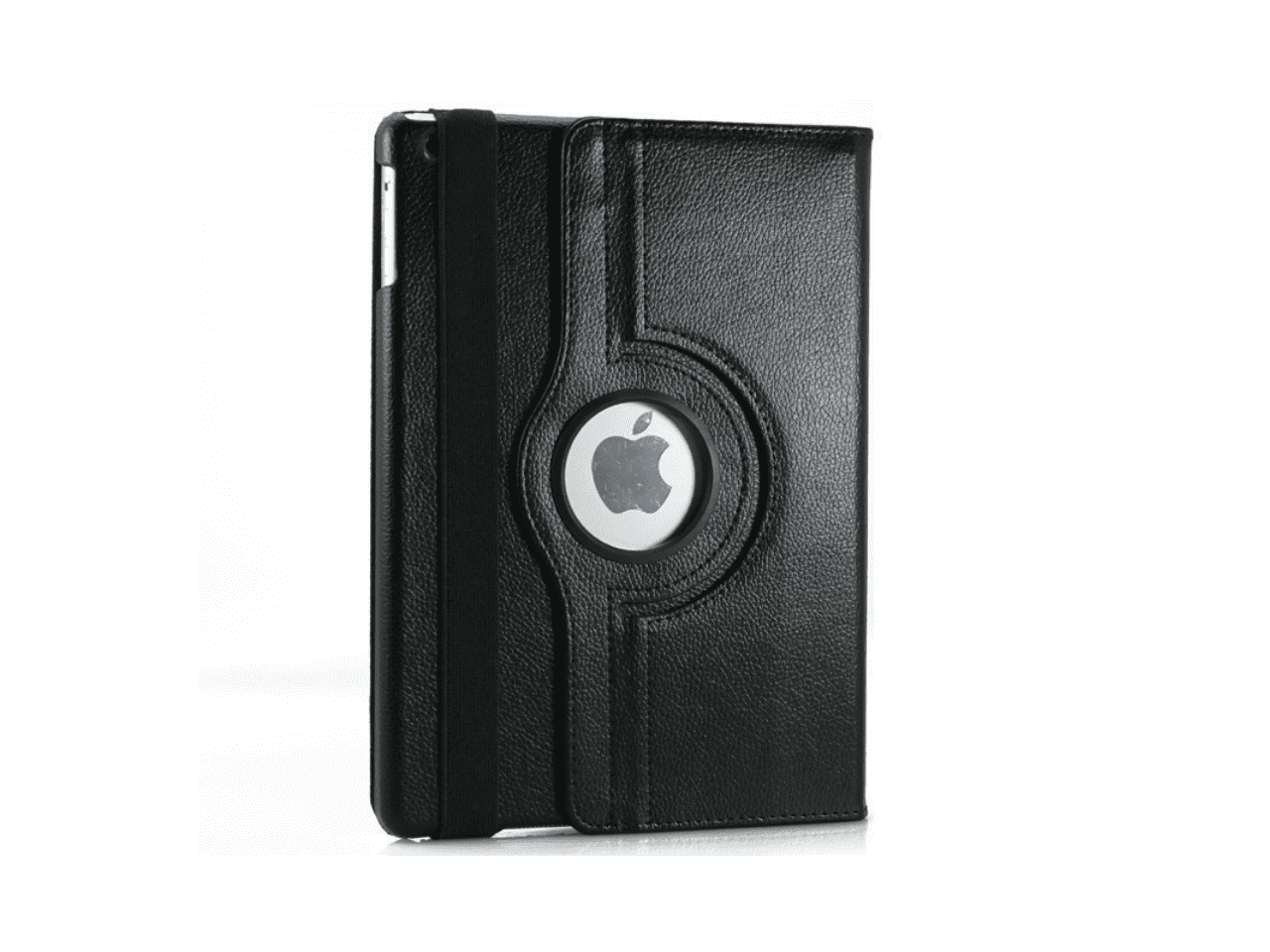 360 Degree Rotating PU Leather iPad 6/Air2 Case with Screen Protector Cover Multiangle Stand