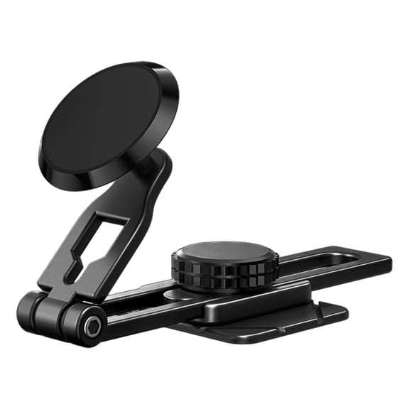 360 Degree Rotating Magnetic Phone Car Mount Adjustable Slide Rail Design Universal Dashboard Mount Secure Nonslip Grip For Cell Phones