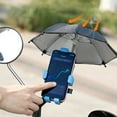thumbnail image 1 of 360 Degree Rotating Phone Holder Umbrella Mount Automatic Lock Anti-Shake Shock Absorption Thick Silicone Pad Sunshade Adjustable Universal for Bike Motorcycle Electric Vehicle Navigation, 1 of 5