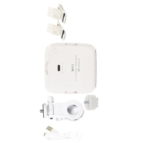 360 Degree Rotating Phone Light 3 Mode Clip on Fill Light for Video Photography Portable Brightness Adjustable