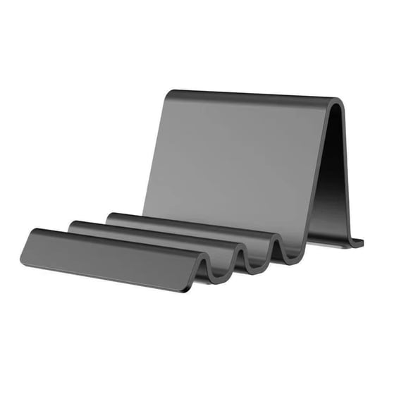 360 Degree Rotating Phone Tablet Stand Ergonomic Waving Design For Bedside Desk Office Travel Stable