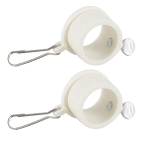 360 Degree Rotating Pole Mounting Rings Free Grommet Clip pole Attachments - 1.15inch