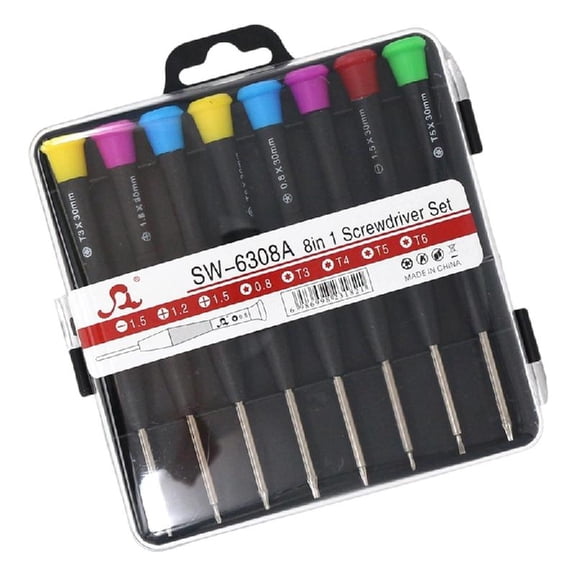 360 Degree Rotating Screwdriver Set Nonslip Grip Ideal For Precise Work And General Maintenance Electronic