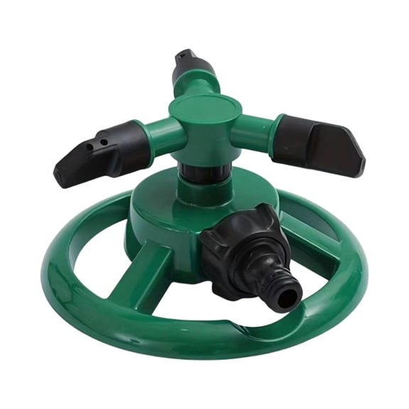 360 Degree Rotating Sprinkler Courtyard Lawn Small Disc Sprinkler Three Pronged Rotatable Plastic Large Area Sprinkler