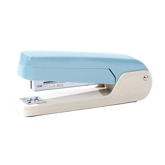 360 Degree Rotating Stapler with Deep Reach for Booklet Binding, Heavy Duty Desktop Stapler for Home Office and Daily Use