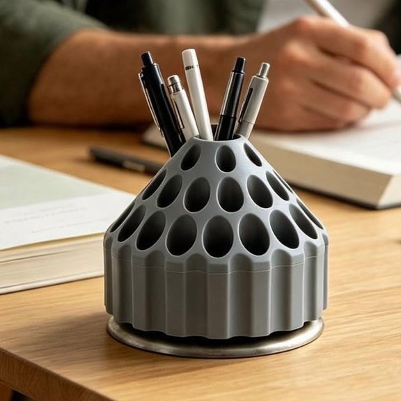 360 Degree Rotating Tool Bit Organizers, Space Saving Multiple Layer, Rotary Tool Holder, Efficient Workshop Management Bur Holder Garage Tool for Office, School, Home