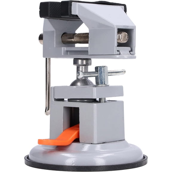 360 Degree Rotating Universal Workbench Vise Clamp with Suction Cup Base for DIY Crafting Modelling and Repairs