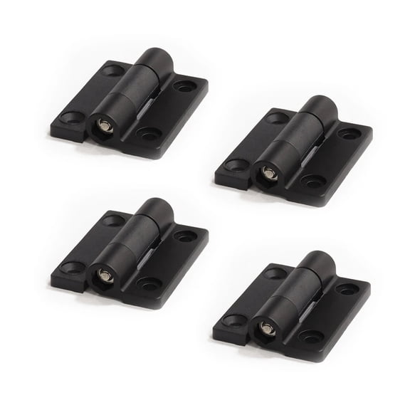 360 Degree Rotation Adjustable Damping Torque Hinge for Furniture Hardware Cabinet Doors Free Stop Positioning Plastic Hinges
