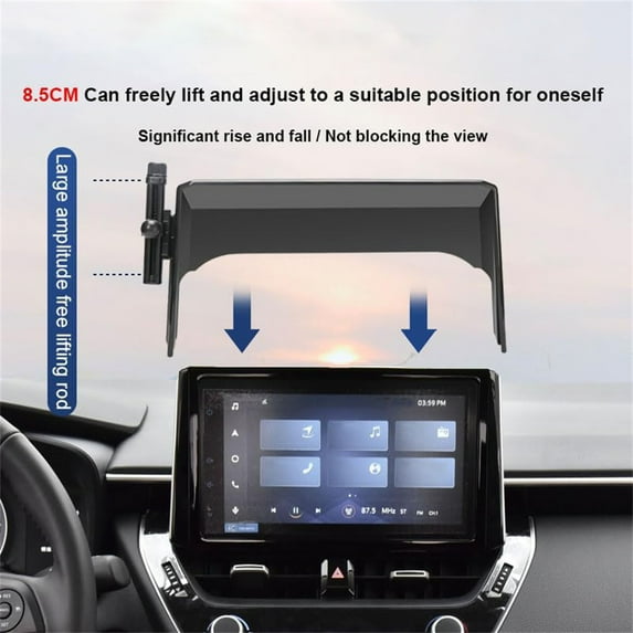 360 Degree Rotation Car Phone Holder For Toyota Corolla 19-22 8inch Accessories