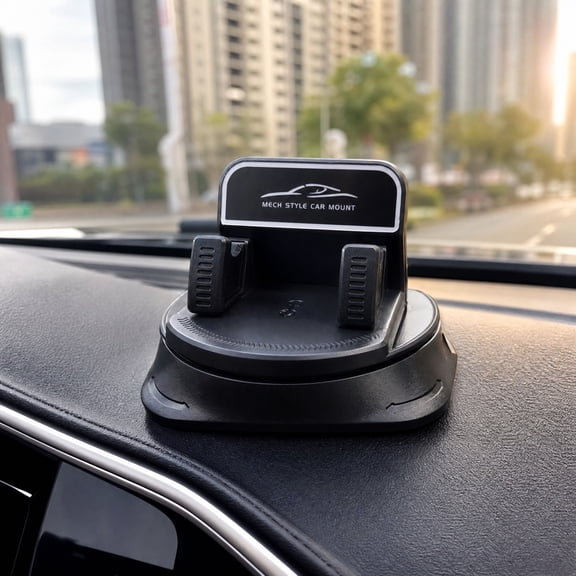 360 Degree Rotation Dashboard Phone Holder for Car,Anti-Slip Hands Free Phone Stand Compatible with iPhone or Android All Smartphones GPS Navigation Devices