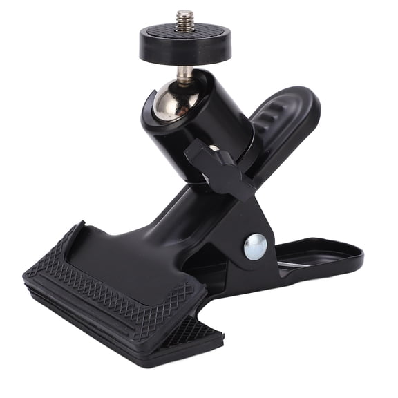 360 Degree Rotation Flash Reflector Holder Mount with Hot Shoe Base Heavy Duty Clip Clamp Camera Bracket Adapter Dual Unit 5.12 x 5.12 Inches / 13.0 x 13.0 cm