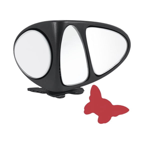 360 Degree Rotation Three Sided Blind Spot Mirror Reversing Parking Auxiliary Blind Spot Convex Mirror Left