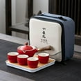 thumbnail image 1 of 360 Degree Rotational Tea Maker, Ceramic Teapot With Brewer, Household Teapot, Portable Travel Gift, 1 of 20