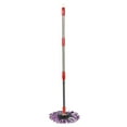 thumbnail image 1 of 360 Degree Spin Mop Pole Handle Replacement,Spin Mop Replacement Handle,Rotating Telescopic Stick for Head Replace Spinning Household Cleaning Accessories for Home(No Mop Head)(Black), 1 of 4
