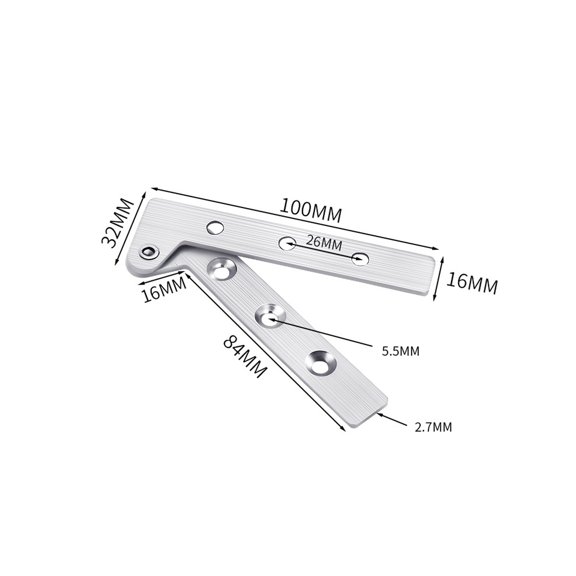 360 Degree Stainless Steel Rotating Door Hinge with Quiet Operation for Double Doors, Cabinets, and Furniture