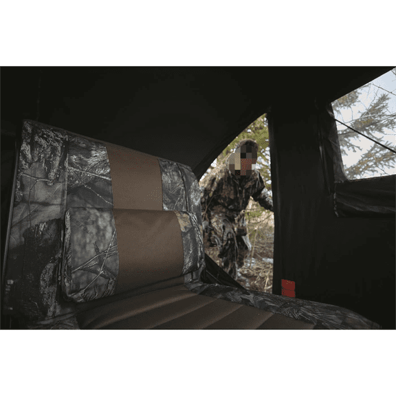 360 Degree Swivel Camo Hunting Blind Chair, Folding, Lightweight, Portable, Padded Cushion Hunting Seat 300 lbs Capacity, Hunt Gear and Equipment, Mossy Oak Break-Up Country Mossy Oak$$Other