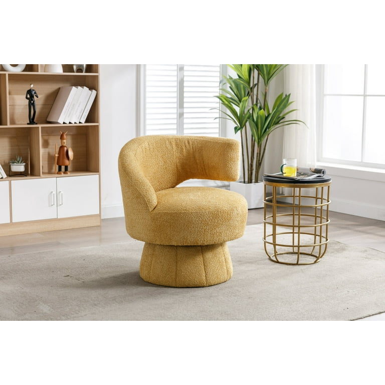 Curved back swivel chair new arrivals
