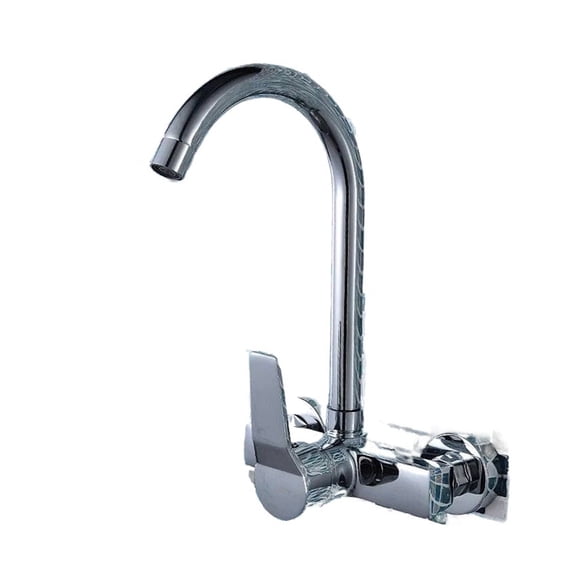 360 Degree Swivel Kitchen In-wall Cold Hot Single Hole Water Sink Faucets Modern Wall Bathroom Clothes Washing Pool Faucet ,Easy to Operate