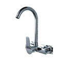 360 Degree Swivel Kitchen Inwall Cold Hot Single Hole Water Sink