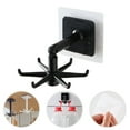 360Degree Swivel Kitchen Utensil Holder with MoistureProof Wall Hooks