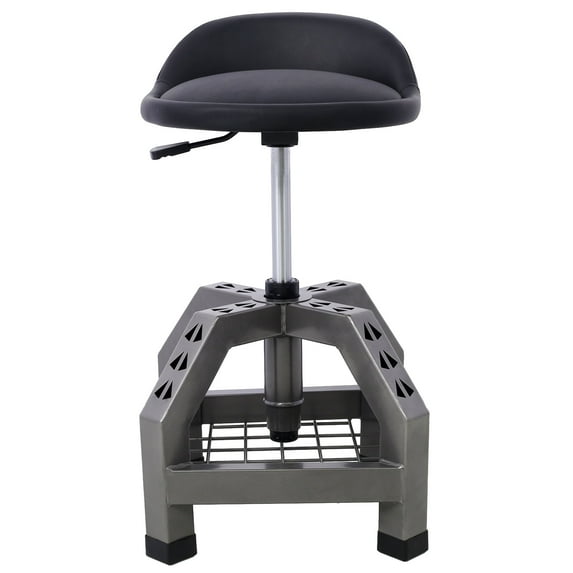 360-Degree Swivel Mechanics Rolling Creeper Seat - Heavy-Duty Shop Stool with Casters - Comfortable & Durable - Efficient Tool Storage - Support for Mechanics