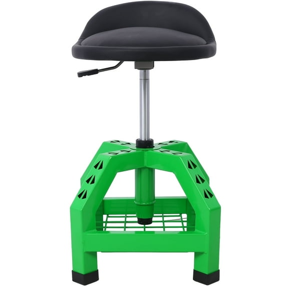 360-Degree Swivel Mechanics Rolling Creeper Seat - Heavy-Duty Shop Stool with Casters - Comfortable & Durable - Efficient Tool Storage - Support for Mechanics